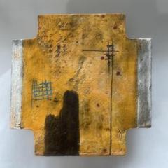 杉尾信康さん作　オブジェ　壁掛け陶板 杉尾信康さん作オブジェ壁掛け陶板
