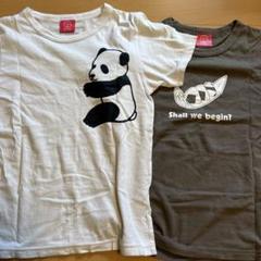 OJICO 12Aサイズ パンダデザインTシャツ2枚セット135㎝〜145cm