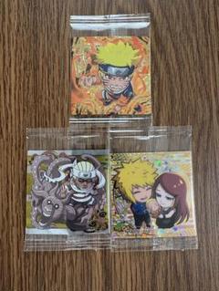 ナルト シールウエハース うずまきナルト、ミナト&クシナ CR 他　11枚セット