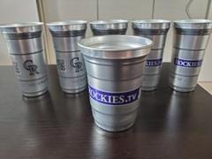 大谷　ROCKIES.tvロゴ入り金属製カップ6個セット