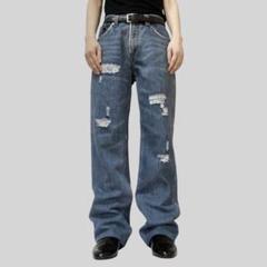 √8＝2√2 DAMAGED DENIM PANTS 2931P √8＝2√2様専用 DAMAGED DENIM PANTS 2931P - メルカリ