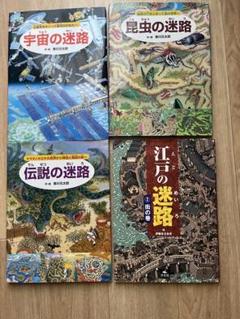 迷路本4冊　宇宙の迷路　伝説の迷路　昆虫の迷路