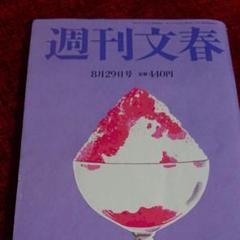 週刊文春 令和元年 8/29号