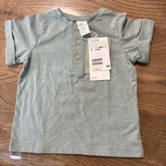 H&M ヘンリーネック Tシャツ 80