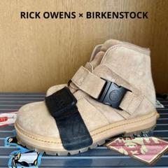 birkenstock×rick owens ショートブーツ RICK OWENS X BIRKENSTOCK | ショートブーツ ブラック
