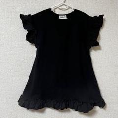 新品未使用 PAIRMANON 100cm ワンピース 夏服 黒 女の子 キッズ