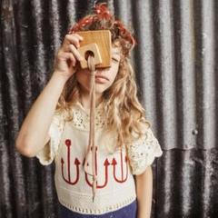 fish&kids CROCHET SHIRT ニット 半袖 シャツ 4-5Y