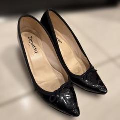 repetto - Repetto レペット エナメル バレーシューズ 黒 サイズ