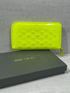 ジミーチュウ ［ JIMMYCHOO ］ 蛍光イエロー エナメル ラウンド