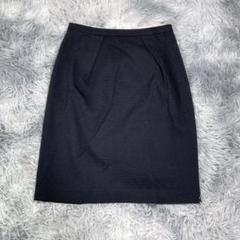 ROPE【36】ひざ丈スカート　ブラック　小さいサイズ　レディース　フォーマル