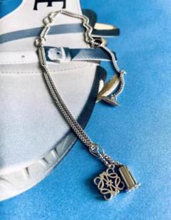 LOEWE·シルバーチェーンネックレスファッション