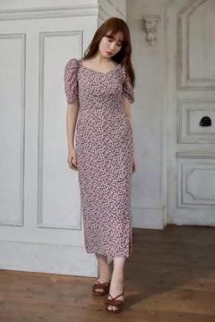 herlipto チェリー ワンピース Sサイズ　2024 Kids】Baby Cherry Pattern One-Piece