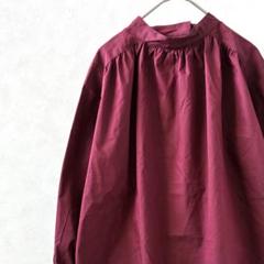 Maglie par ef-de ブラウス モックネック ボリューム袖 きれいめ