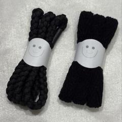 ヘアゴム シュシュ おしゃれ 髪留め ヘアアクセサリー 黒 ブラック