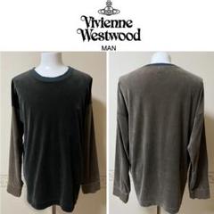 【美品】Vivienne Westwood MAN　ベロア L/S-T【48】