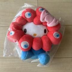 ミャクミャク キティちゃん 万博会場限定 ぬいぐるみ　M 完売商品 ミャクミャク キティちゃん シナモン万博会場限定 ぬいぐるみ M