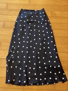 イエナ　ドットサテンスカート