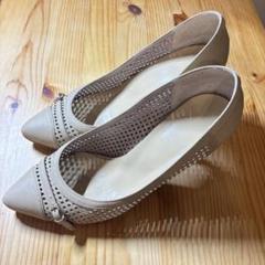 フラットサンダル 銀座かねまつ 25cm 未使用品 ⑦ 値下げしました 銀座かねまつ】ウェッジミュールサンダル ライトグレー 24.5cm