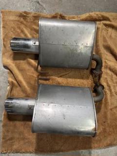 レガシーワゴン　BP5 未使用 ノーマルマフラー本体 2本セット Super Turbo Muffler：レガシィツーリングワゴン