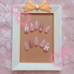 ネイルチップ ピンク ガーリー
