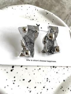 【△ミラーピアス】ハンドメイドアクセサリー