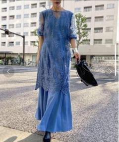 2WAY LAYERED LACE DRESS AMERI