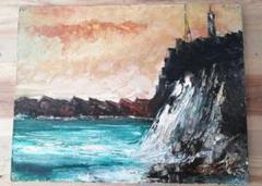 玄関先迄納品 油絵 能慕情 683 絵画 - 絵画