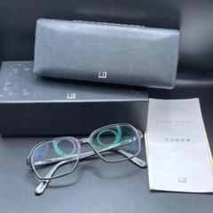 dunhill ダンヒル メガネフレーム 黒縁 ブラックフレーム メンズ 箱付き