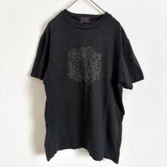 タケオキクチ　Tシャツ　半袖　黒　ロゴ　プリント　シンプル　カジュアル