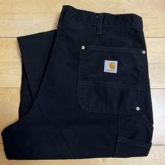 Carhartt USA製 ダブルニー フェード ブラック アメカジ w36 Carhartt USA製 ダブルニー フェード ブラック アメカジ w36