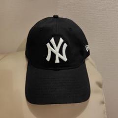 【美品】NYヤンキース NEWERA 9TWENTY Blackキャップのサムネイル