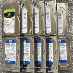 3.5 インチ 500GB HDD 10個セット！
