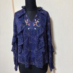 【新品未使用】ヴィヴィアン・タム NETTING長袖ブラウス(ブラック)38 SOLID NET ブラウス｜VIVIENNE TAM（ヴィヴィアンタム）公式