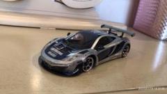 京商ミニッツ　ボディ自家塗装　12C 　アルミ新品タイヤスペアーボディライト付き 京商ミニッツ ボディ自家塗装 12C アルミ新品タイヤスペアー