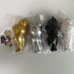 なすびくんフィギュア　天竺鼠川原ソフビ 4種セット　ステッカー2枚付き なすびくんフィギュア 天竺鼠川原ソフビ 4種セット ステッカー2