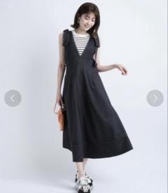【完売品】【極美品】Apuweiser-riche ショルダーリボンジャンスカ