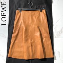 値下げ！ LOEWE ロエベ　ラムレザー　スカート　膝丈 2025年最新】LOEWE ひざ丈スカートの人気アイテム - メルカリ