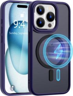 Siaincsy iPhone15 Pro用 ケース マグネット搭載 米軍規格・
