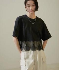 美品》SALON adam et rope' シェルスカラップTシャツ - メルカリ
