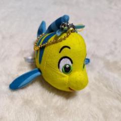 リトルマーメイド　フランダー　ぬいぐるみストラップ