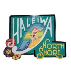 HAWAII HALEIWA ハワイ ハレイワ 看板 ノースショア 女の子