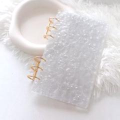 水流模様♡ アクリルバインダー A6 韓国 バインダー貯金 saving 推し活のサムネイル