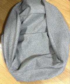 中古品　無印　空気でできたソファ　カバーのみ　グレー