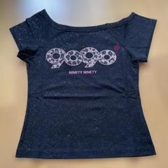 トップス 9090girl OG Logo Off Shoulder Glitter M 9090girl OG Logo Off Shoulder Glitter M