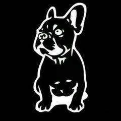フレンチブルドッグステッカー 犬用品 ブルドッグ