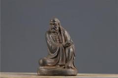 達磨祖師仏像 工芸品 美術品 置物 達磨祖師仏像 鉄製 開運 風水 重厚 極細工 装飾品 工芸品 美術品