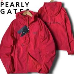PEARLY GATES フード付きジャケット 黒/赤/青 未使用タグ付き PEARLY GATESのアウター検索結果|古着・中古品の通販サイト