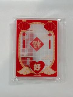 フクヤ キャラ福くじONLINE ふぁんふぁん荘 アクリルカードスタンド レッド