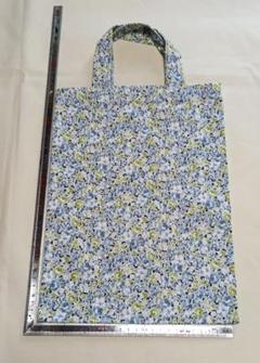 花柄エコバッグ　ハンドメイド