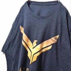 アトレイデス ATREIDES デカロゴ Tシャツ グレー 灰色 古着